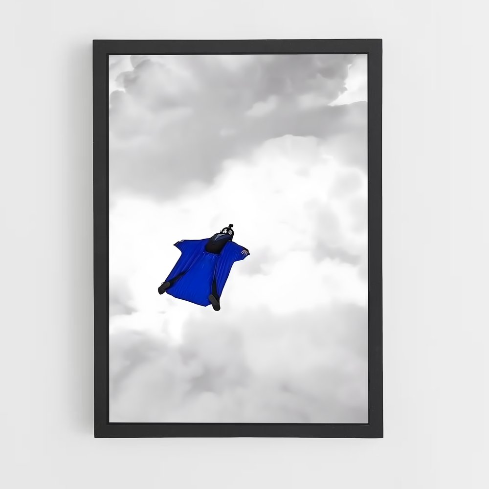 Poster Voleur des Cieux – affiche Vol en wingsuit (vue 2)